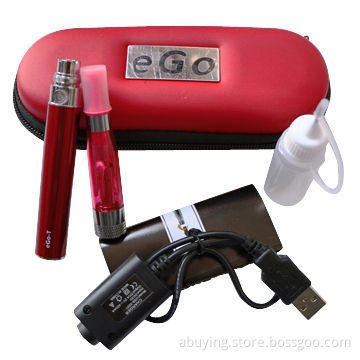 eGo Electronic Cigarette, Long Wick CE4+ Clearomizer with Zipper Case